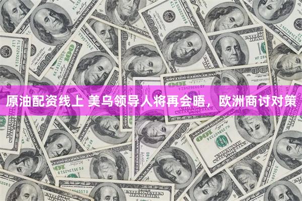 原油配资线上 美乌领导人将再会晤，欧洲商讨对策