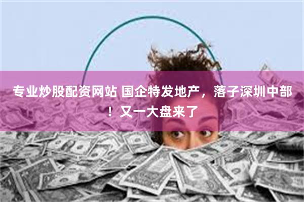 专业炒股配资网站 国企特发地产，落子深圳中部！又一大盘来了