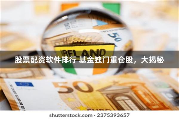 股票配资软件排行 基金独门重仓股，大揭秘