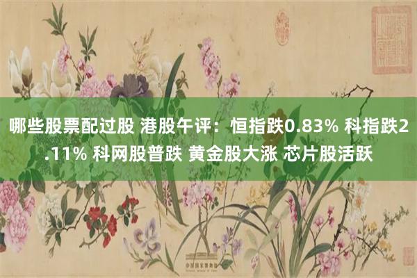 哪些股票配过股 港股午评：恒指跌0.83% 科指跌2.11% 科网股普跌 黄金股大涨 芯片股活跃