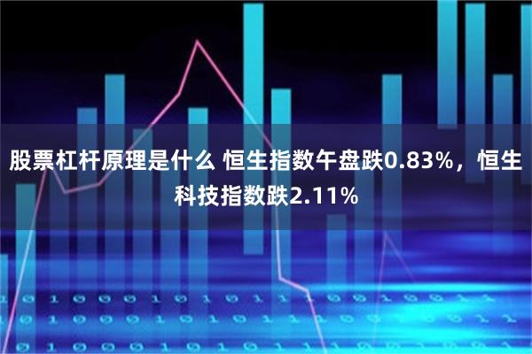 股票杠杆原理是什么 恒生指数午盘跌0.83%,恒生科技指数跌2.11%