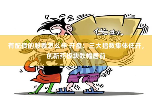 有配债的股票怎么样 开盘：三大指数集体低开，创新药板块跌幅居前