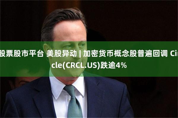 股票股市平台 美股异动 | 加密货币概念股普遍回调 Circle(CRCL.US)跌逾4%